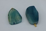 NGP8718 28*38mm - 40*45mm freeform agate pendants wholesale