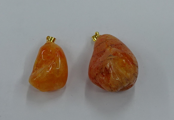 NGP8835 20*25mm - 30*40mm nuggets agate pendants wholesale