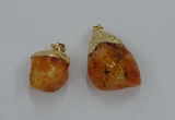 NGP8845 20*25mm - 30*40mm nuggets agate gemstone pendants