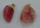 NGP8847 20*25mm - 30*40mm nuggets agate gemstone pendants