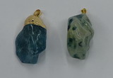 NGP8850 20*25mm - 30*40mm nuggets agate gemstone pendants