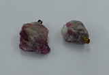 NGP8860 20*25mm - 30*40mm nuggets tourmaline pendants wholesale