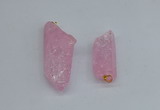 NGP8881 16*38mm - 25*60mm sticks crackle quartz pendants wholesale