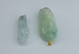 NGP8884 16*38mm - 25*60mm sticks crackle quartz pendants wholesale