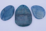 NGP938 5PCS 35-50mm*45-70mm freeform gemstone pendants wholesale