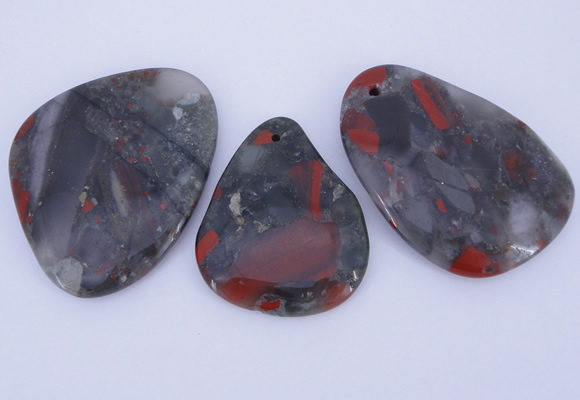 NGP940 5PCS 35-45mm*45-65mm freeform jasper gemstone pendants