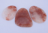 NGP950 5PCS 35-55mm*50-65mm freeform red quartz gemstone pendants