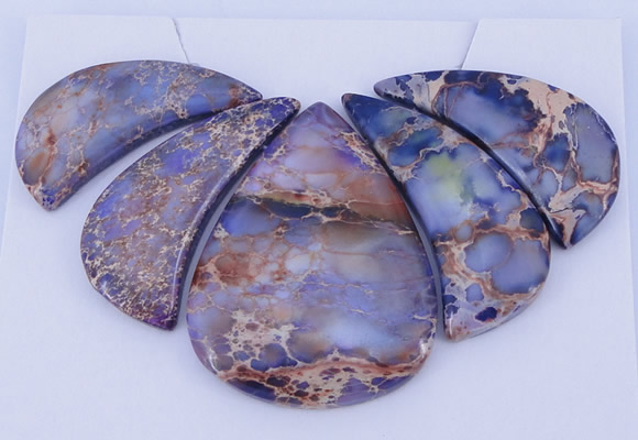 NGP96 Dyed imperial jasper gemstone pendants set jewelry wholesale