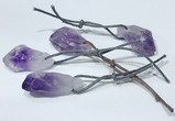 NGP9751 10*16mm-18*25mm freeform amethyst pendants wholesale