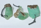 NGP9758 20*40mm-30*55mm freeform Australia chrysoprase pendants