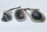 NGP9762 25*30mm-30*45mm freeform botswana agate pendants