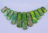 NGP98 Dyed imperial jasper gemstone pendants set jewelry wholesale