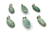 NGP9871 12*20mm oval amazonite pendant