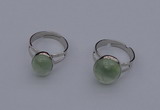 NGR208 10*14mm – 12*16mm freeform prehnite rings wholesale