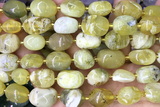 NUGG162 15 inches 10*12mm - 13*18mm nuggets yellow opal beads