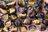 NUGG164 15 inches 10*12mm - 13*18mm nuggets yellow tiger eye beads