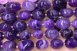 NUGG175 15 inches 10*12mm - 13*18mm nuggets amethyst beads