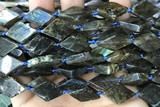 NUGG99 15 inches 12*18mm - 13*20mm freeform labradorite gemstone beads