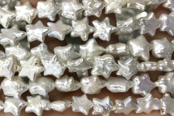 PEAR02 14 inches 12mm white freshwater pearl beads