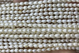 PEAR06 14 inches 3.5mm – 4mm white freshwater pearl beads