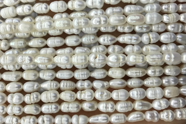 PEAR08 14 inches 4.5mm – 5mm white freshwater pearl beads