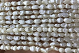 PEAR12 14 inches 4mm – 5mm white freshwater pearl beads