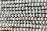 PEAR18 14 inches 5mm – 6mm white freshwater pearl beads