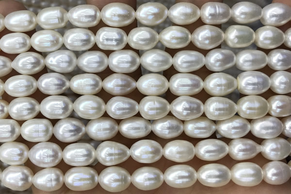 PEAR22 14 inches 7mm – 8mm white freshwater pearl beads