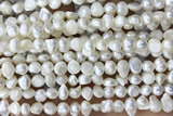 PEAR24 14 inches 5mm – 6mm white freshwater pearl beads