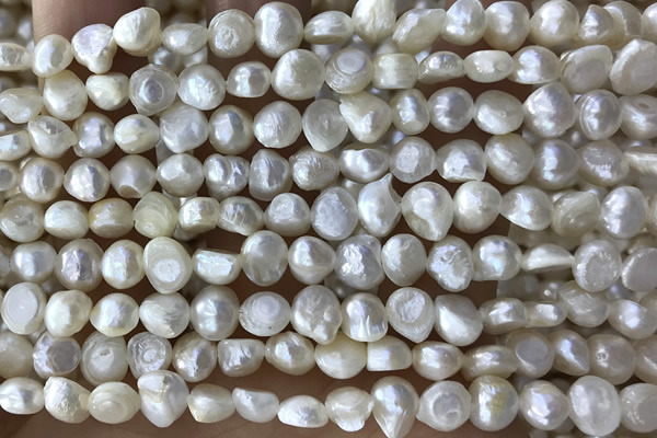 PEAR26 14 inches 6mm – 7mm white freshwater pearl beads