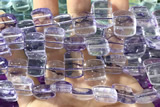 QUAR59 14 inches 13*18mm dyed crackle quartz beads