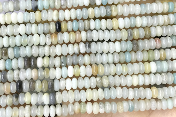 ROND164 15 inches 2*4mm rondelle amazonite gemstone beads