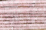 ROND167 15 inches 2*4mm rondelle rose quartz gemstone beads