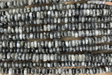 ROND182 15 inches 2*4mm rondelle black labradorite gemstone beads