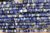 ROND197 15 inches 2*4mm rondelle blue spot stone gemstone beads