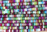 ROND198 15 inches 2*4mm rondelle mixed gemstone beads