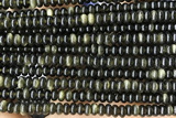 ROND200 15 inches 2*4mm rondelle golden obsidian gemstone beads