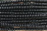 ROND201 15 inches 2*4mm rondelle black onyx gemstone beads