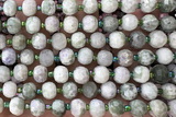 ROND216 15 inches 6*8mm faceted rondelle jade beads