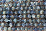 ROND219 15 inches 6*8mm faceted rondelle kyanite gemstone beads