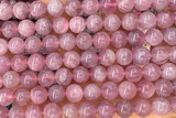 ROSE05 15 inches 8mm round Madagascar rose quartz beads wholesale