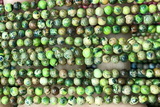 SEAS02 15 inches 4mm round dyed imperial jasper beads