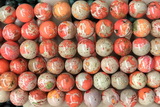 SEAS104 15 inches 10mm round dyed imperial jasper beads