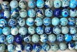 SEAS116 15 inches 10mm round dyed imperial jasper beads