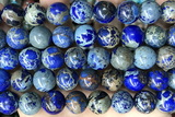 SEAS131 15 inches 12mm round dyed imperial jasper beads