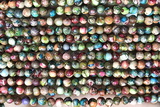 SEAS23 15 inches 4mm round dyed imperial jasper beads