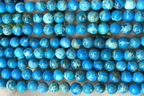 SEAS41 15 inches 6mm round dyed imperial jasper beads