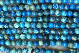 SEAS42 15 inches 6mm round dyed imperial jasper beads