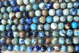 SEAS65 15 inches 8mm round dyed imperial jasper beads