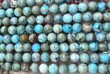 SEAS67 15 inches 8mm round dyed imperial jasper beads